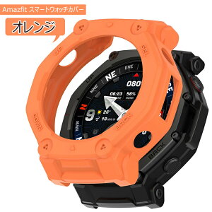 Amazfit T-rex 3 Pro 48MM �P�[�X �A�}�Y�t�B�b�g T-Rex 3 �v�� �P�[�X �X�}�[�g�E�H�b�` �_� �J�o�[ �A�}�Y�t�B�b�g�ی�P�[�X �ϏՌ� �Ռ��z�� �ȈՒ��E �y�� ���ϋv Amazfit T-Rex3 Pro 48 mm �t���[��