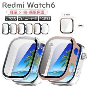 Redmi Watch 6 ��p Redmi Watch 6 �p �P�[�X + �ی�t�B���� �Z�b�g Redmi Watch 6 �ی�Z�b�g �P�[�X + �����t�B���� �R�X�p�d�� ����PC �X�}�[�g�E�H�b�` �p �t���[���J�o�[ �����ߗ� ���h�~ �ϏՌ� ���