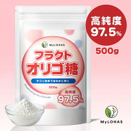 【リニューアル】 フラクトオリゴ糖 500g 粉末 オリゴ糖 チコリ由来 純度 97.5% MyLOHAS マイロハス LOHA…