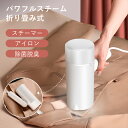 「マラソン10%OFF→2502円」スチームアイロン 折り畳み式 アイロン ハンガースチーマー 大容量蒸気 衣類スチーマー ハンディアイロン ハンドスチーマー シワ伸ばし ダニ対策 過熱保護 小型 立ち上がり早い コンパクト一人暮らし PSE認証