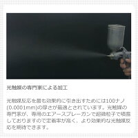 空気をキレイにするブローチ光触媒専門家による加工
