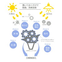 光触媒プチBOXピンク効果