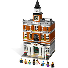【期間限定特別価格】レゴ 互換品 タウンホール Town Hall 【国内検品・あす楽発送】 教会 ウェディング おうち時間 大人 インテリア ブロック ディスプレイ おしゃれ ホビー 模型 プレゼント ギフト 誕生日 レトロ 建物 街並み 町 モジュラービルディング 大型モデル