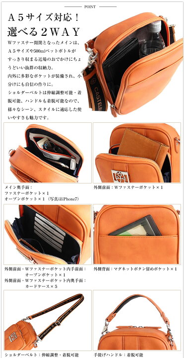 楽天市場】生産終了モデル カステルバジャック ショルダーバッグ 