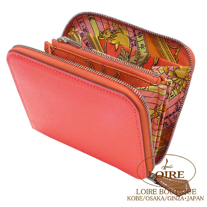 楽天市場】エルメス アザップ シルクイン コンパクト ローズジャイ  