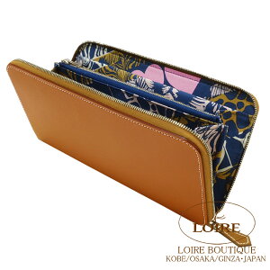 GX AUbv VNC O S[h×u[lCr[ H[EG@[J[×VN Vo[ HERMES Azap Silkin Long GOLD(37)/BLUE NAVY(7U) Evercolor/Silk Silver