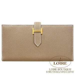 GX xA Xt GgD[v Gv\ S[h HERMES Bearn Soufflet ETOUPE(18) Epsom Gold