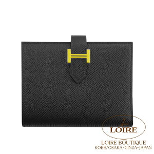 GX xA RpNg N Gv\ S[h HERMES Bearn Compact NOIR(89) Epsom Gold