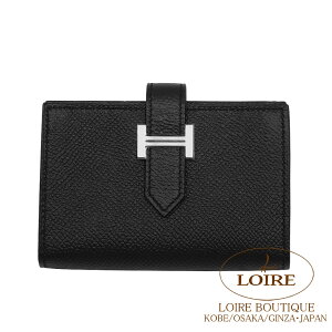 GX xA ~j (RCP[XtJ[hP[X) N Gv\ Vo[ HERMES Bearn Mini NOIR(89) Epsom Silver