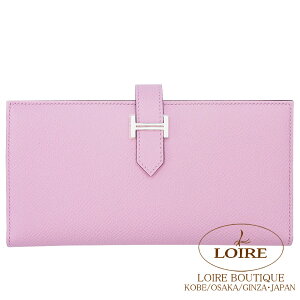 GX xA Xt [VFXg Gv\ Vo[ HERMES Bearn Soufflet MAUVE SYLVESTRE(X9) Epsom Silver