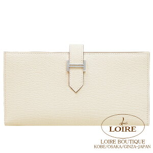 GX xA Xt i^ VF[u Vo[ HERMES Bearn Soufflet NATA(I2) Chevre Silver