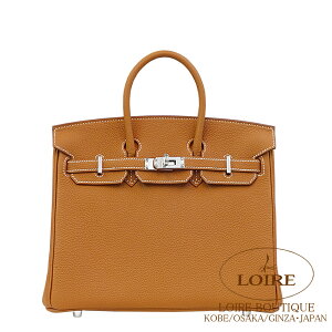 �G�����X �o�[�L�� 25 �S�[���h �g�S �V���o�[���� HERMES Birkin 25 GOLD(37) Togo Silver
