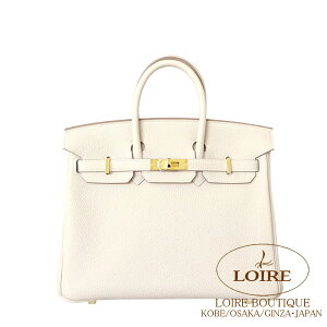�G�����X �o�[�L�� 25 �N�� �g�S �S�[���h���� HERMES Birkin 25 CRAIE(10) Togo Gold