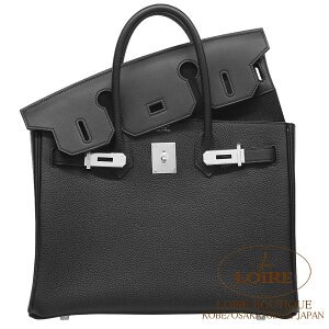 �G�����X �o�[�L�� 30 3EN1 �N�� �g�S×�X�C�t�g×�L�����o�X �V���o�[���� HERMES Birkin 30 3EN1 NOIR(89) Togo/Swift/Canvas Silver