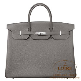 エルメス バーキン 40 グリメイヤー トゴ シルバー金具 HERMES Birkin 40 GRIS MEYER(0L) Togo Silver