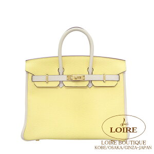 �G�����X �o�[�L�� 25 �p�[�\�i�� �W���[�k�v�b�T��×�N�� �g�S �V�����p���S�[���h���� HERMES Birkin 25 JAUNE POUSSIN(1Z)/CRAIE(10) Togo Champagne Gold