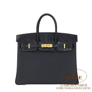 GX o[L 25 ^b` N gS×U[h S[h HERMES Birkin 25 Touch NOIR(89) Togo/Lizard Gold