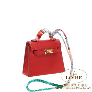 GX P[gDC[ [WBt ^fNg×VN S[h HERMES Kelly Twilly ROUGE VIF(53)Tadelakt/Silk Gold