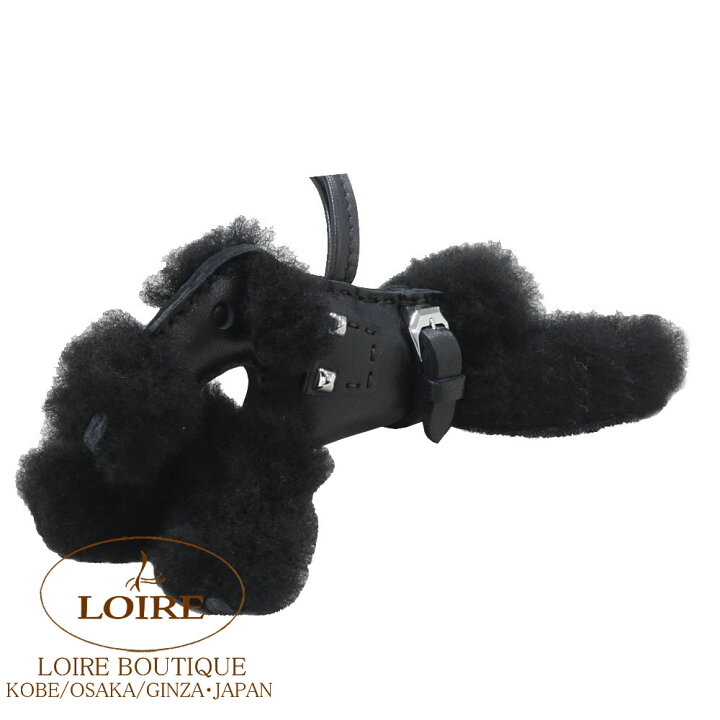 楽天市場】エルメス バディ パンク チャーム クロ アニオン×ムートン  