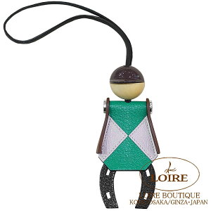 GX WbL[ `[ N×~g×[y[×tH[u×[WZG VF[u×ojA Vo[ HERMES JOCKEY Charm NOIR(89)/MENTHE(6W)/MAUVE PALE(09)/ FAUVE(34)/ROUGE SELLIER(0G) Chevre