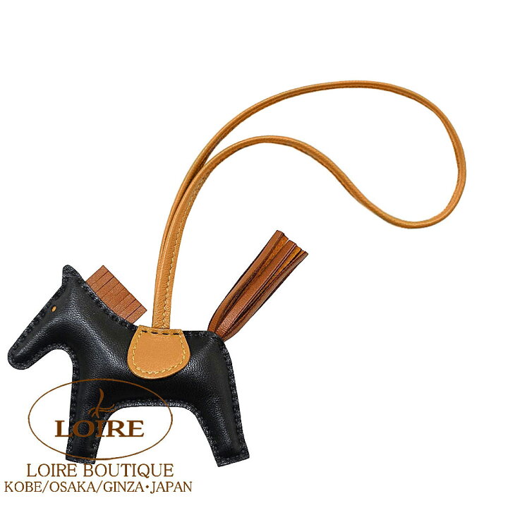 楽天市場】エルメス ロデオ PM チャーム クロ×シエンヌ×ゴールド  