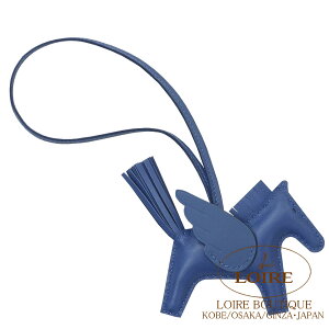 GX fI yKTX PM `[ u[^Cy2025NtĐVFz AjI×RbgHERMES GRIGRI RODEO Pegasus PM BLUE TIE(P5) Agneau Milo Lambskin