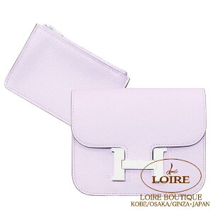 GX RX^X X [y[ H[EG@[J[ Vo[ HERMES Constance Slim MAUVE PALE(09) Evercolor Silver