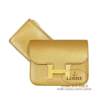 GXRX^X X h VF[uVLVpS[h HERMES Constance Slim DORE(Y9) Chevre Chamkila Champagne Gold