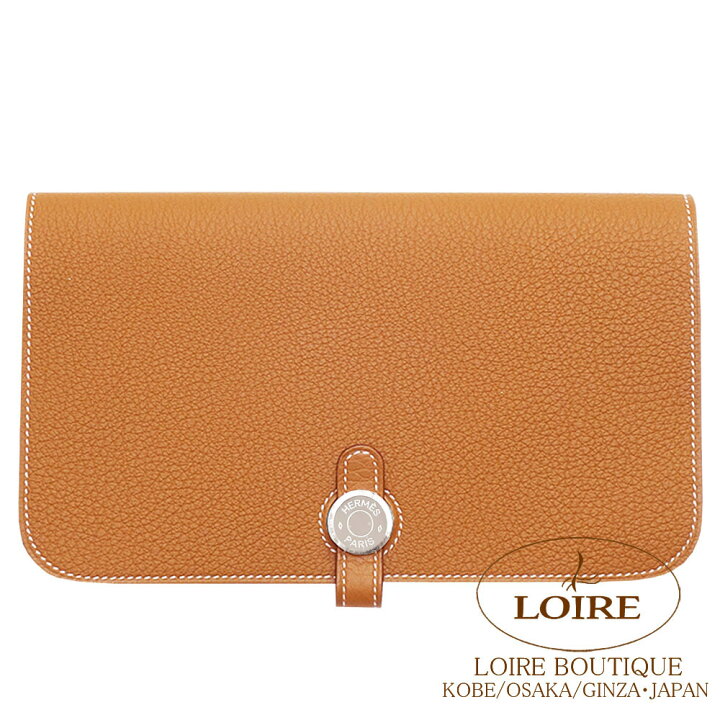 楽天市場】エルメス ドゴン GM ゴールド トゴ シルバー金具 HERMES 