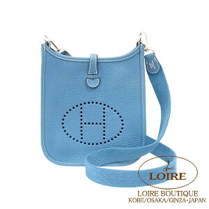 �G�����X �G������ �A�}�]�� �V���[�g TPM �j���[�u���[�W�[�� �N���}���X �V���o�[���� HERMES Evelyne Amazone Short TPM NEW BLEU JEAN(D2) Clemence Silver