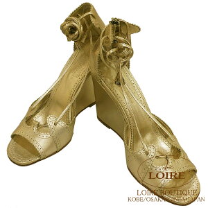 GX JCh T_ 37 1/2 v`i ibp^ HERMES Sandals 37 1/2 PLATINUM Lambskin