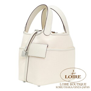 GX sR^bN |Pbg PM GN×i^ gSG×XCtg Vo[ HERMES Picotin Lock Pocket PM ECRU(91)/NATA(I2)Toile Goeland/Swift Silver
