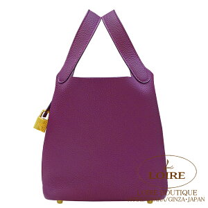 �G�����X �s�R�^�����b�N PM �J�V�X �g���������[���X �S�[���h���� HERMES Picotin Lock PM CASSIS(N5)Taurillon Maurice Gold