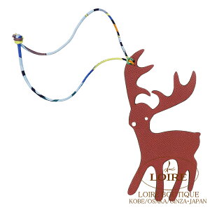 GX veB AbV `[ giJC [WOi×AY[ Gv\×N}X HERMES petit h Charm Reindeer ROUGE GRENAT(K1)/AZUR Epsom/Clemence