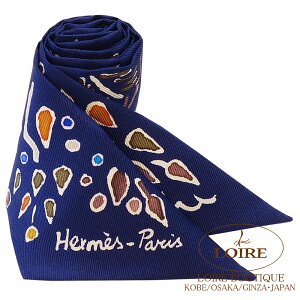 GX gDC[ t̓ }×J[L×V VN HERMES TWILLY ISOLA DI PRIMAVERA MARINE/KAKI/BLANC Silk