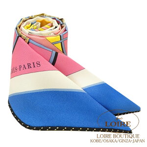 GX gDC[oQbg XvOEXvO [Y×u[×N VN HERMES TWILLY POCKET SPRINGS SPRINGS ROSE/BLEU/NOIR Silk