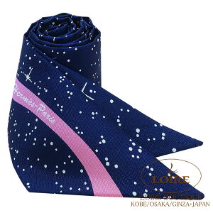 GX gDC[ Xy[X_[r[ }×[Y×}`J[ VN HERMES TWILLY Space Derby MARINE/ROSE/MULTICOLORE Silk