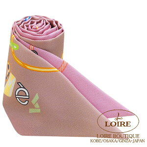 エルメス トゥイリー ド・レ・ブックル ローズプードル×ブルー×マルチカラー シルクHERMES TWILLY DO RE BOUCLES ROSE POUDRE/BLEU/MULTICOLORE Silk