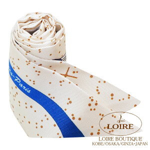 GX gDC[ Xy[X_[r[ N[×u[×}`J[ VN HERMES TWILLY Space Derby CREME/BLEU/MULTICOLORE Silk