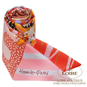 エルメス トゥイリー 自由に ローズ×ブルー×ルージュ シルクHERMES TWILLY En Liberte ROSE/BLEU/ROUGE Silk