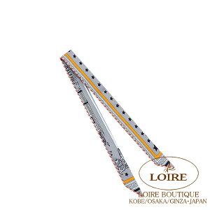 GX gDC[h[LfB GXEpEXe[V OTh×IW×N VN HERMES TWILLY DOLL CANDY HERMES PARIS STATION GRIS CENDRE/ORANGE/NOIR Silk