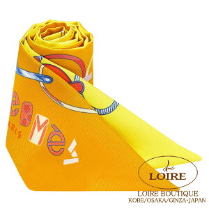 エルメス トゥイリー ド・レ・ブックル オランジュキュイ×ルージュ×ジョーヌヴィフ シルクHERMES TWILLY DO RE BOUCLES ORANGE CUIT/ROUGE/JAUNE VIF Silk