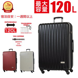 AIRWAY スーツケース 大型 Lサイズ 人気 マチ拡張 120L 大容量 頑丈 一週間以上 エアウェイ AW-0821-74