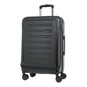 【楽天1位】 SKYNAVIGATOR スーツケース キャリーケース キャリーバッグ レディース メンズ Mサイズ 57L 5日 6日 フロントオープン サスペンション キャスター 静音 黒 紺 ブラック ネイビー スカ