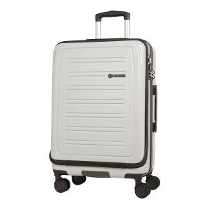 【楽天1位】 SKYNAVIGATOR スーツケース キャリーケース キャリーバッグ レディース メンズ Mサイズ 57L 5日 6日 フロントオープン サスペンション キャスター 静音 黒 紺 ブラック ネイビー スカ