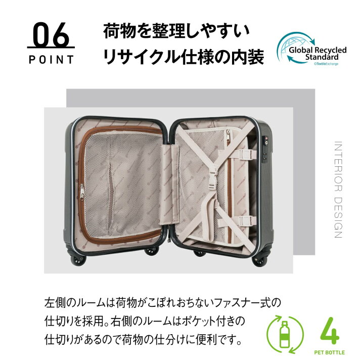 楽天市場】【楽天1位】 SKYNAVIGATOR スーツケース キャリーケース 