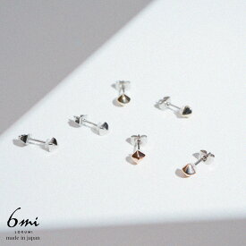 サージカルステンレス316L ピアス スクエア 3カラー展開 金属アレルギー対応 ステンレスポスト 日本製 ニッケルフリー シルバー ゴールド ピンクゴールド SUS316L ステンレス サージカルステンレス プチ 小ぶり シンプル プレゼント ハンドメイド ギフト 送料無料 lokumi
