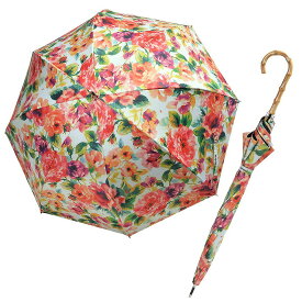 晴雨兼用長傘 　レディース　Think Bee！ カサノヴァ （ジャスミンローズオレンジ）