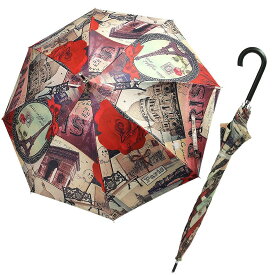 カサノヴァ レディース　Think Bee！晴雨兼用長傘 パゴダ（ルージュアルダン）