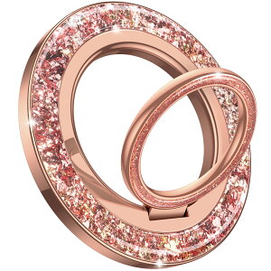 【1年保証】Lamicall スマホリング MagSafe対応 キラキラ 360度回転 カチカチ回転音 機械感回転 マグネット マグセーフ 磁石 おしゃれ 携帯 リングホルダー スマートフォン リングスタンド 取り外